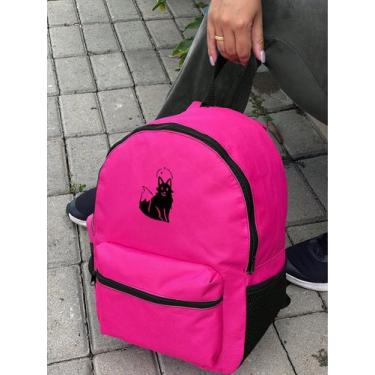 Imagem de Mochila Small LOBO Bolsa Escolar Trabalho Viagem Mala Faculdade Fut ma