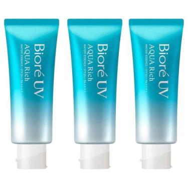 Imagem de Bioré Uv Aqua Rich Watery Essence Kit com Três Protetores Solares FPS5