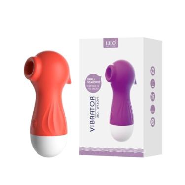 Imagem de Sugador de Clitóris Pocotó Lilo 10 Modos de Pulsação Em Silicone Recarregável Pequeno e Portátil (VERMELHO)