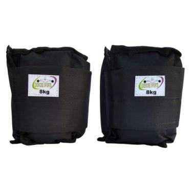Imagem de Caneleira Tornozeleira 8 KG - Exercise Sports, Preto