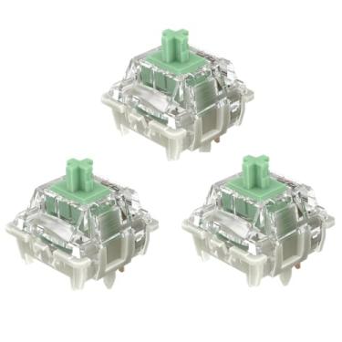 Imagem de Interruptores GATERON Baby Kangaroo 2.0 para teclado mecânico MX, interruptores pré-lubrificados de fábrica com mola dupla 59gf 59gf RGB 22 mm (Baby Kangaroo 2.0, 108 peças)