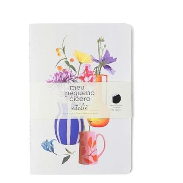 Imagem de Caderneta Cicero Astral Sem Pauta Maré Off White 14x21