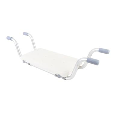 Imagem de Banheira Suspensa Cadeira de Chuveiro Ajustável Liga Alumínio Anti Deslizamento Espaço Economia Portátil Assento Banco para Casa Banheiro Hotel