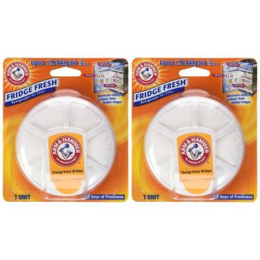 Imagem de Desodorizador de geladeira Arm & Hammer Fridge Fresh, pacote com 2
