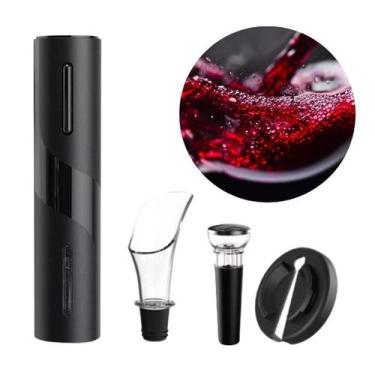 Imagem de Kit abridor de vinho eletrico c.4 pcs - FU XING