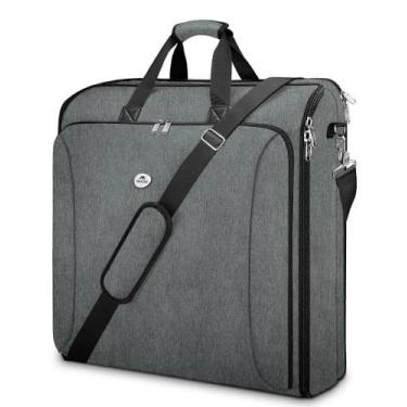 Imagem de Bolsa de Viagem Dobrável MATEIN - Dupla Camada Cinza