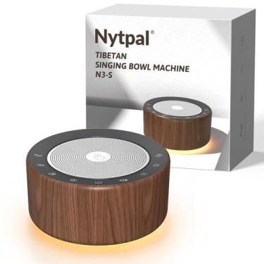 Imagem de Máquina de Canto Tibetano Nytpal - 7 Sons com Temporizador e Luz