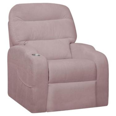 Imagem de Poltrona do Papai Reclinável King Confortável com Molas Bouclê - SOFA 