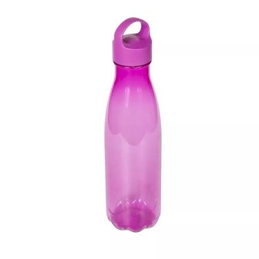 Imagem de Garrafa Pet Slim TP com Tampa e Alça Rosa 500ML - Plástico São Bernardo