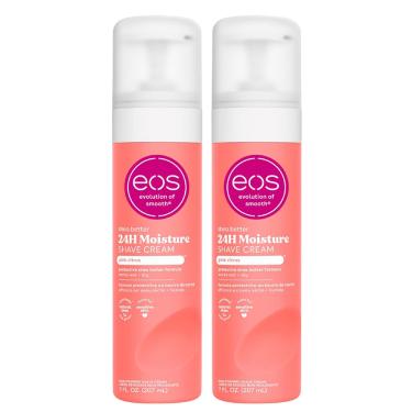 Imagem de Creme de barbear eos Shea Better Pink Citrus 207ml (pacote com 2)