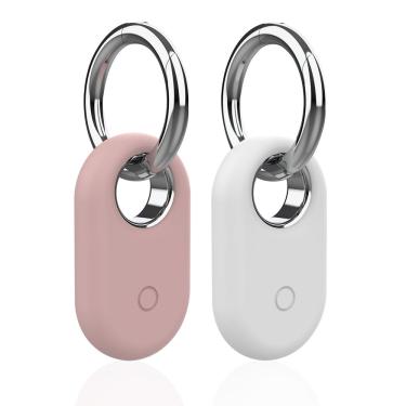 Imagem de Capa de silicone com suporte e chaveiro Smarttag2, pacote com 2 unidades para Samsung