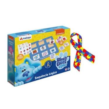 Imagem de Brinquedo Educativo  Jogo Sequência Lógica Blues Clues - Xalingo - Ind