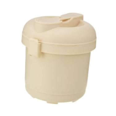 Imagem de ＫＬＫＣＭＳ Microondas Arroz a vapor de panela com colher de colher PP Material multiuso para cozinha de cozinha 14x14.5cm panelas, Style a