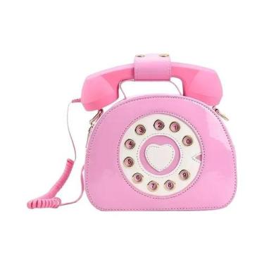 Imagem de Bolsa Crossbody Feminina de Couro PU - Estilo Elegante e Casual, Rosa