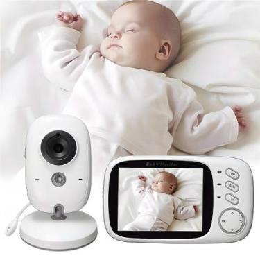 Imagem de Baba Eletrônica Com Monitor Visão Noturna, Câmera c/ Audio Sensor de T