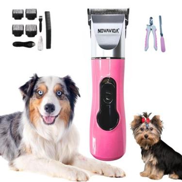 Imagem de Máquina de Tosa Profissional com Lâmina de Cerâmica e Visor LCD Recarr