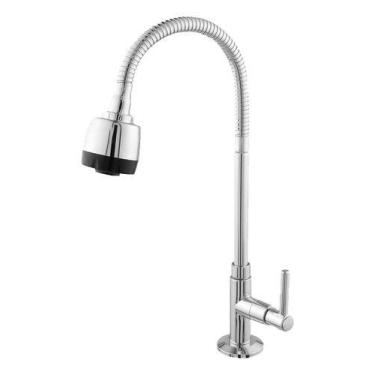 Imagem de Torneira Cozinha Gourmet Flexível Bancada 1/4v - Concept Metais