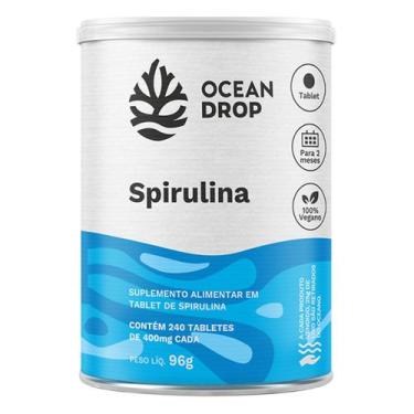 Imagem de Spirulina Ocean Drop Vegana 240 Tabletes