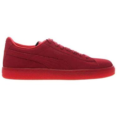 Imagem de PUMA Suede JR Classic Tênis (criança pequena/criança grande), Vermelho, 18