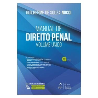 Imagem de Manual De Direito Penal - Volume Único - 21ª Edição 2025