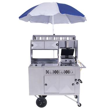 Imagem de Carrinho 2 Em 1 De Lanche E Hot-dog Com Chapa E Prensa R2 11407