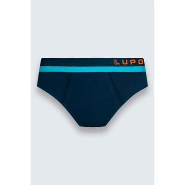Imagem de Cueca Slip Infantil Lupo 00361-002 Sem Costura Algodão T. P/GG, G, 280