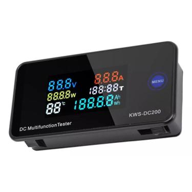 Imagem de Wattimetro Dc Painel 0-200V 10A C/Shunt Kws-Dc200-10A