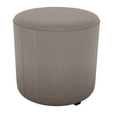 Imagem de Puff Redondo Decorativo Copenhage 43x43 cm Veludo Milani Store