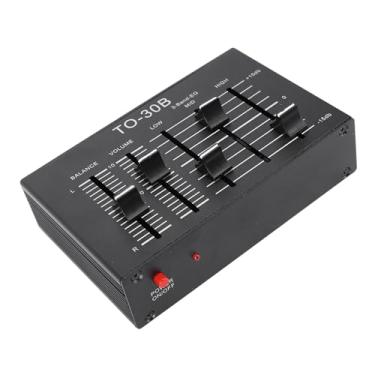 Imagem de aqxreight EQ EQUIZER Estéreo Alto Médio Baixo 3 Banda de Banda Canal de Equilíbrio de Volume de Volume Pré -amplificador DC5V Equalizador de Canal de Som para Mesas Giratórias Eletrônicas