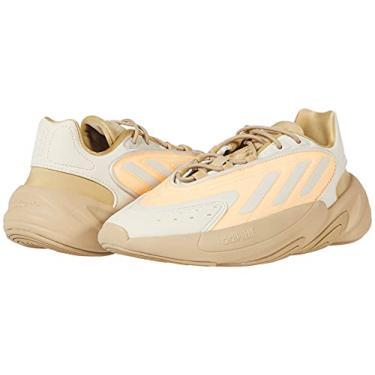 Imagem de adidas Originals Ozelia (criança grande), Marrom claro/laranja ácido/tom bege, 4.5 Big Kid