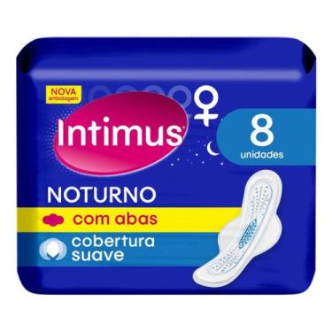 Imagem de Kit c/ 2 Absorvente Noturno Intimus Cobertura Suave 8
