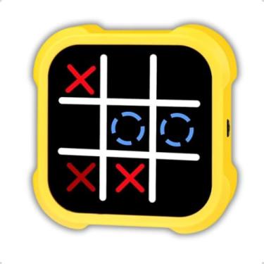 Imagem de Jogo Raciocinio Lógico 3 em 1 Infantil Eletronico, Jogo da Velha, Memória e Toupeira, Portátil, para Treino de Memória e Concentração