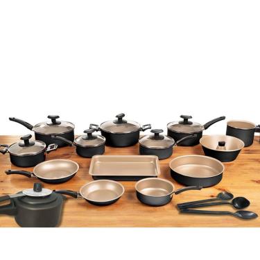 Imagem de Conjunto Panelas 17 Pc Antiaderente com Panela Pressão