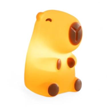 Imagem de Usare Luminária 3D Capivara Baby Bivolt - Abajur Fofo e Criativo para Quarto Infantil, Sala ou Presente | LED 110/220V, Polietileno Nacional, 19x23cm