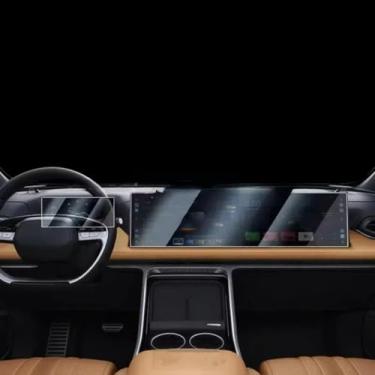 Imagem de YREAJZVS Painel, tela de navegação transparente TPU película protetora antiarranhões acessórios reajuste, para XPENG G9 22-24