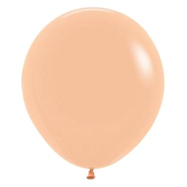 Imagem de Balão de látex redondo de luxo pêssego-blush 45,72 cm | 6 balões