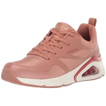 Imagem de Skechers Tres air Uno Revolution feminino arejado, Laranja, 41
