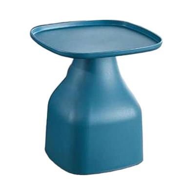 Imagem de Mesa de centro de design simples, mesa de canto pequena, mesa de canto quadrada ideal para qualquer sala de estar, mesas laterais de quarto, mesa de destaque para mesa lateral minimalista interna e