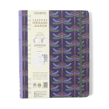 Imagem de CADERNO ORGANIZADOR LIBELULAS PAUTADO & PONTADO 17X24 AZUL