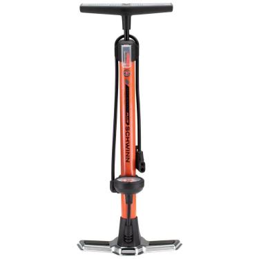 Imagem de Schwinn Bomba de Piso Ergonômica para Bicicleta com Medidor e Válvula Inteligente 120 PSI, Laranja