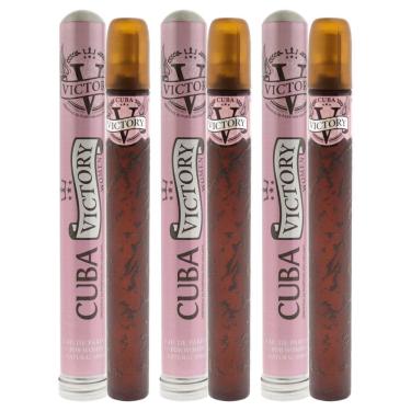 Imagem de Perfume Cuba Victory Eau de Parfum 35 ml para mulheres, pacote com 3