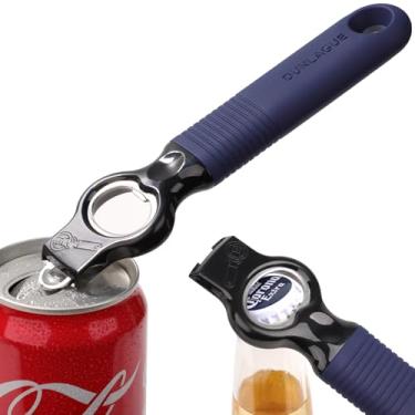 Imagem de DUNLAGUE Pacote com 2 abridores magnéticos de garrafa de cerveja e abridor de lata de refrigerante, abridor de garrafa 2 em 1 e ferramenta de abridor de lata para barman, unhas longas, artrite, alça