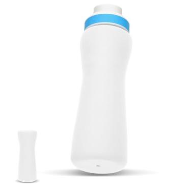 Imagem de Manga para garrafa de água Cirkul 623 g, manga de garrafa de água de silicone para garrafa de plástico Cirkul tampa de garrafa de água capa protetora para evitar colisão (branca)