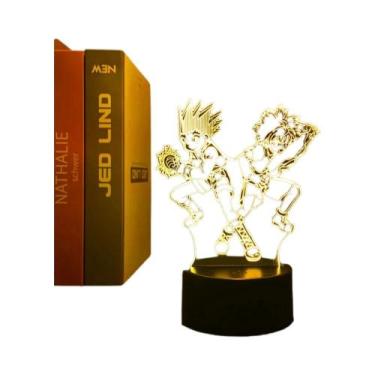 Imagem de Luz Noturna LED 3D Com Sensor De Toque Hisoka Hunter X Hunter Para Cri