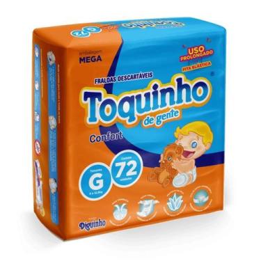 Imagem de Fralda Toquinho de Gente G com 72 Unidades