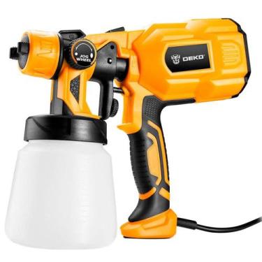 Imagem de Pistola de Pintura Pulverizadora 220v HVLP Elétrica 550W 800ml 3 Bicos