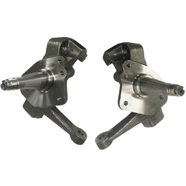 Imagem de Par de eixos de queda de 2 polegadas de aço forjado esquerdo e direito para Ford Mustang II 1974-1978