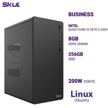 Imagem de Computador B500 Quad Core I5 3470 3.20Ghz Mem 8Gb Ddr3 Ssd 2 - Skul