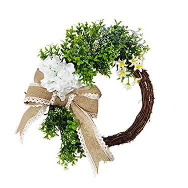 Imagem de Yalych Simulação para guirlanda de casa, decoração de férias, guirlanda de abóbora verde, decoração de casa, outono, arranjos de flores artificiais, flores artificiais