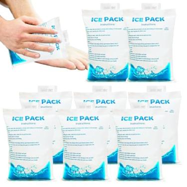 Imagem de Bolsas de gelo de gel reutilizáveis, bolsas de gelo de gel para colete refrescante, acessórios de resfriamento de verão para trabalho ao ar livre, praia, corrida, acampamento, envio de alimentos